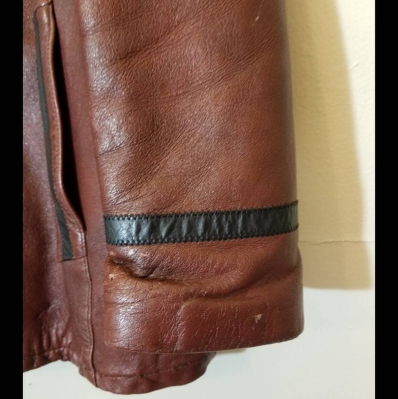 VTG PACO RABANNE LEATHER JACKET PARIS 70S DISCO RETRO STUDIO 54 CLUB DESIGNER - Picture 6 of 8